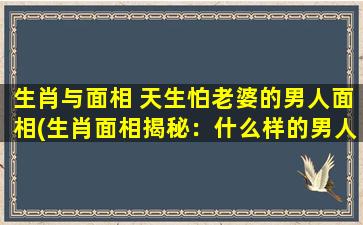 生肖与面相 天生怕老婆的男人面相(生肖面相揭秘：什么样的男人天生怕老婆，如何通过面相看出？)